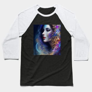 Capturing the Essence of a Radiant Muse Baseball T-Shirt